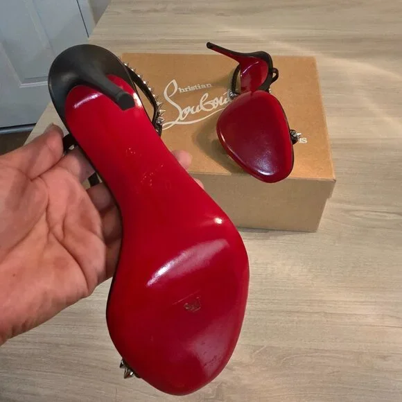 Christian Louboutin Rosalie Spikes 100 - Picture 5 of 6